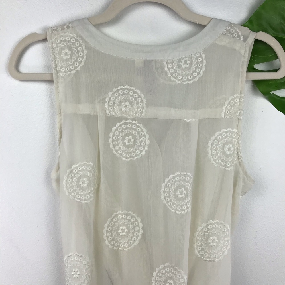 KNOX ROSE SHEER OVER SHIRT LAYERING PIECE - Picture 5 of 5